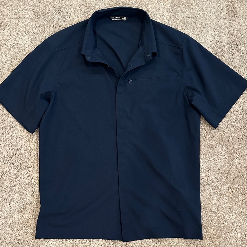 Arc'teryx Dark Blue Casual Button Down Shirt